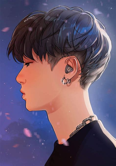 Nevagust D King On Twitter Tried Drawing Yoongis Undercut 🥺