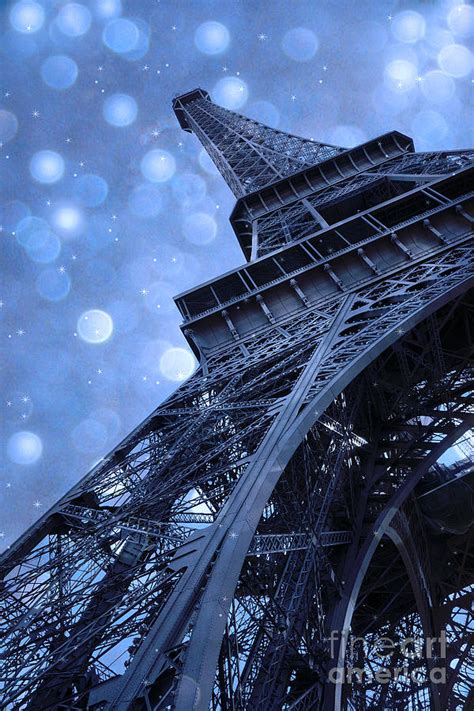 Surreal Blue Eiffel Tower Architecture Eiffel Tower Sapphire Blue