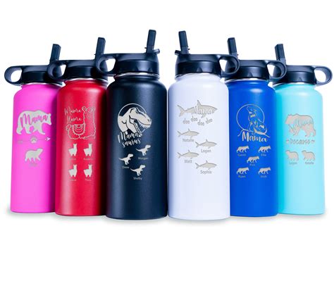 Personalized Water Bottle, 32oz Insulated Bottle