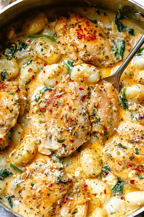 Creamy Chicken And Gnocchi Recipes Setkab Com