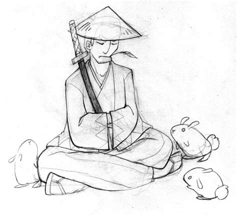 Bts Portfolio Class Samurai Drawing Exercise