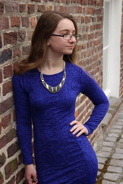 Lady In Blue Trends And Tolstoy Cute Dress Outfits Nerd Fashion Basic Black Leggings