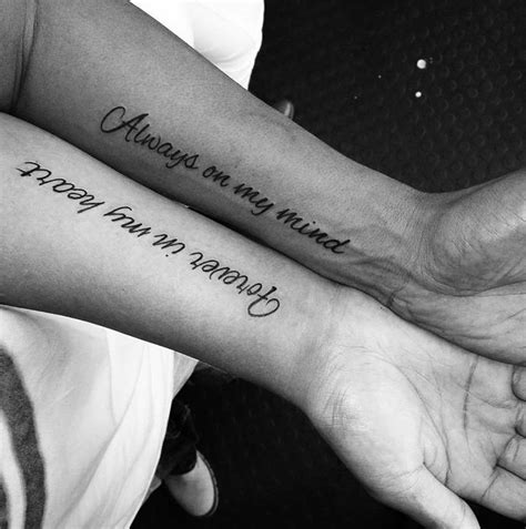 Meaningful Tattoos For Partners Meanid