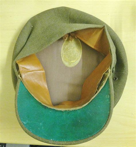Ww1 British Officers Peaked Cap Identification Authentic