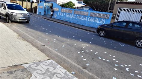 Crime Eleitoral Em Tobias Barreto Ruas Amanhecem Tomadas De Santinhos De Candidato Portal