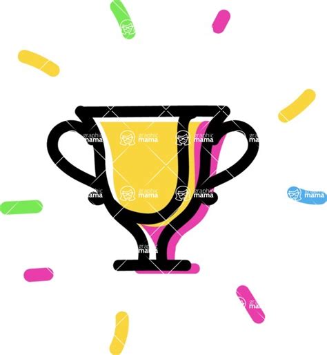 Colorful Doodle Win Icon Cute Icons Mega Pack Graphicmama
