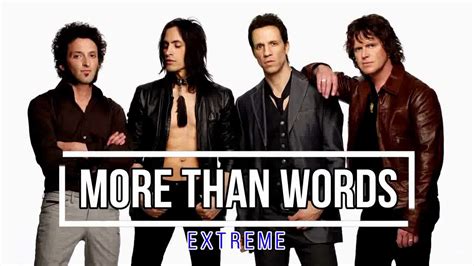 Extreme More Than Words Karaoke Live Version Youtube