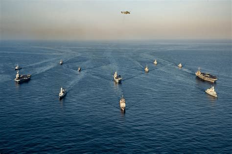 American French Italian Carrier Strike Groups Sail Together In The