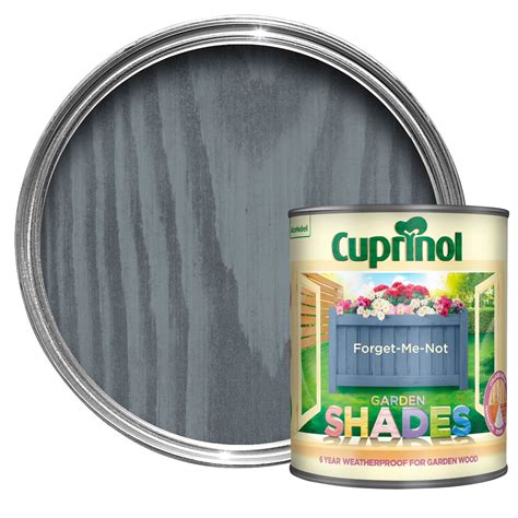 A wooden shed belongs to a cosy garden like the maple leaf to canada. Cuprinol Garden Shades Forget me not Matt Wood paint 1L ...