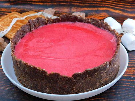 No Bake Marshmallow Cheesecake Recipe Of Pink Food