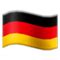 Their images may show as a group with. Flag for Germany Emoji