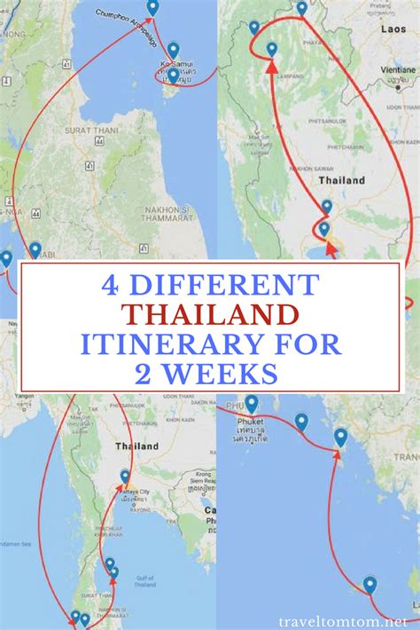 4 Amazing Thailand Itineraries For 2 Weeks Thailand Vacation