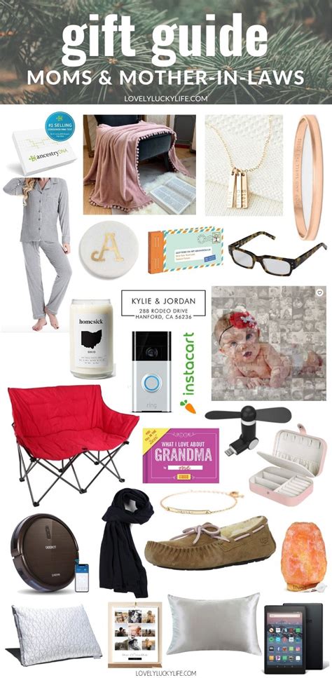 But finding a good gift for mom can be tough, especially when she'll never tell you exactly what she wants, or says she already has everything—which is why we've rounded up a variety of thoughtful and unique gifts for mom that are bound to make her smile. Impressive Gift Ideas for Your Mom or MIL - Lovely Lucky Life