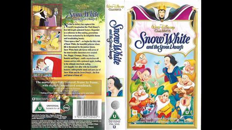 Snow White And The Seven Dwarfs Vhs Rare Lagoagriogobec