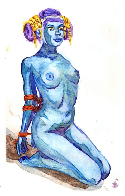 Rule 34 Alien Blue Skin Bondage Breasts Clone Wars Nipples Nude