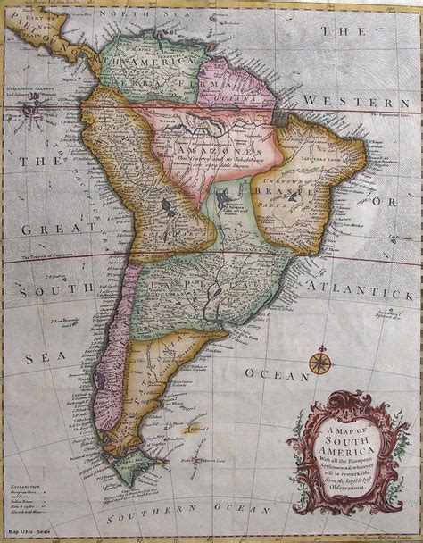 South America 1744 More Historical Maps Of South Maps On The Web