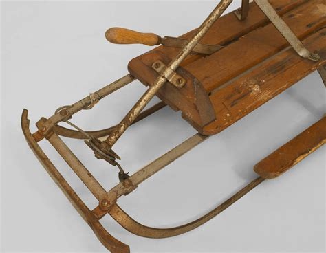 1940s American Toboggan Sled For Sale At 1stdibs