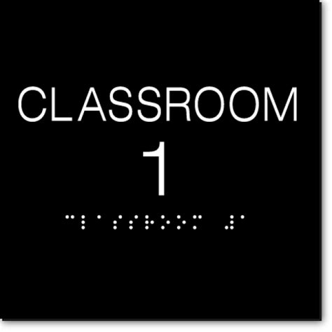 Classroom Number Sign Ada Sign Factory