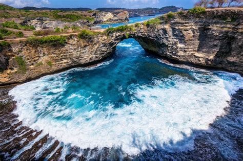 Premium Photo Broken Beach In Nusa Penida Island Bali In Indonesia