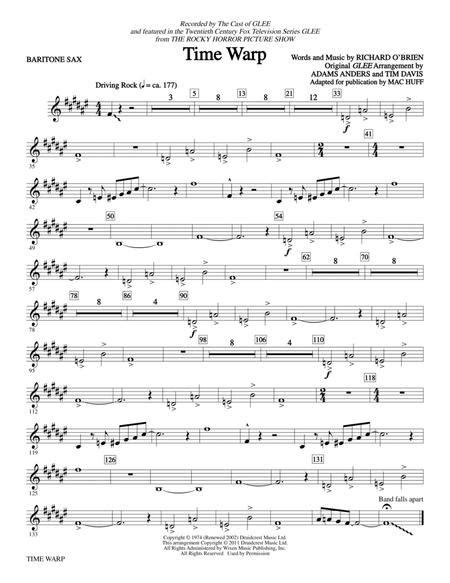 Time Warp Baritone Saxophone By Richard Obrien Digital Sheet Music