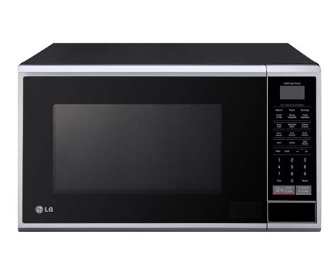 Lg 40l Black Rounded Corner Cavity Microwave Oven Ms4040srb Lg Australia