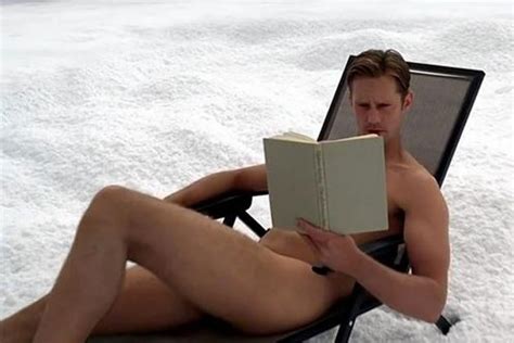 Alexander Skarsgard Half Naked Naked Male Celebrities