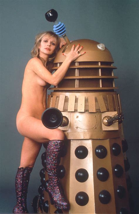 Doctor Who Star Katy Manning Strips Nude As She Cosies Up To Dalek In X