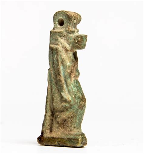 Oud Egyptisch Faiance Amulet Van Godin Tawaret Met Oude Catawiki