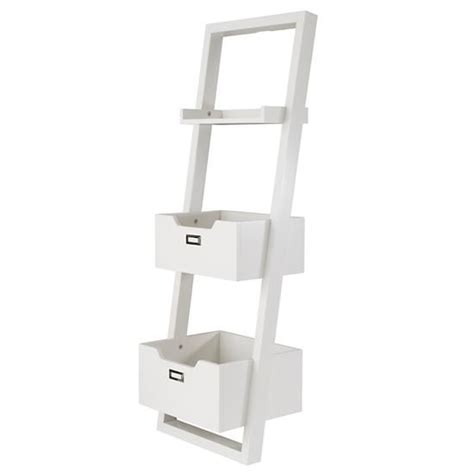 Shop with afterpay on eligible items. Kids' Desk: Kids White Leaning Wall Bookcase in Bookcases ...