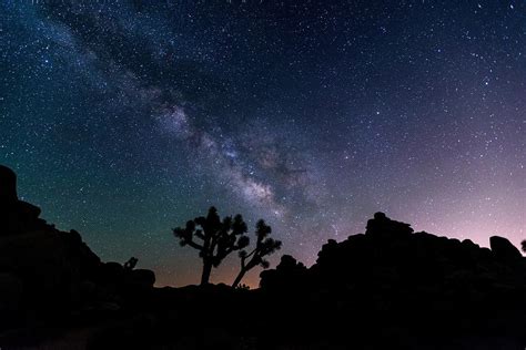 Desert Night Sky Painting By Starry Night Pixels