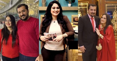 Famous Host Ayesha Jahanzeb Pictures With Husband Reviewit Pk
