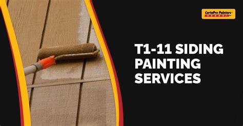 T1 11 Siding Painting Services