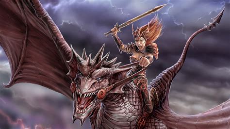 Fantasy Women Warrior Hd Wallpaper