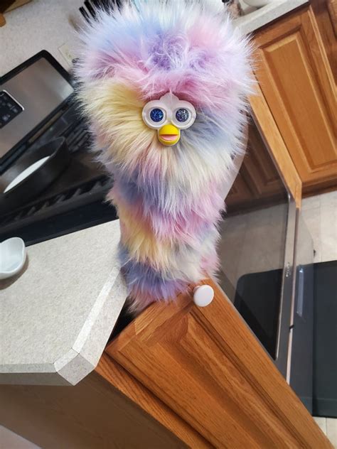 Plush Pastel Long Furby 3 Feet Long Pastel Rainbow Fur Etsy 日本