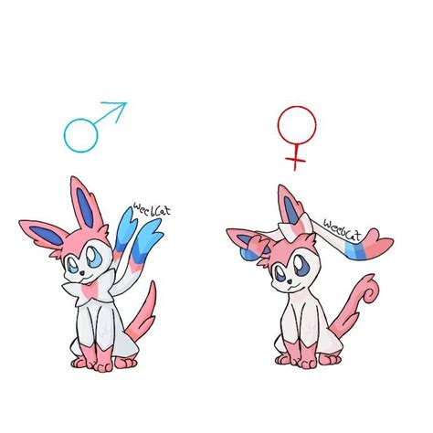 Sylveon Gender Differences Unofficialfanmade Pokémon Amino