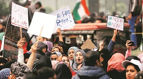 A Muslim Narrative In The Anti Caanrc Protests The Indian Express