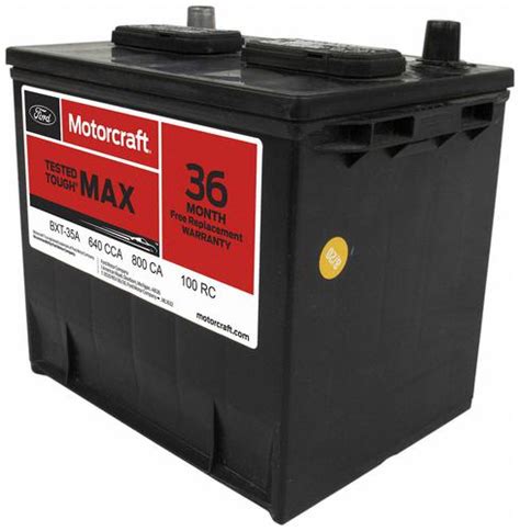 Motorcraft Tested Tough Max Battery Group Size 35 Bxt35a Oreilly Au