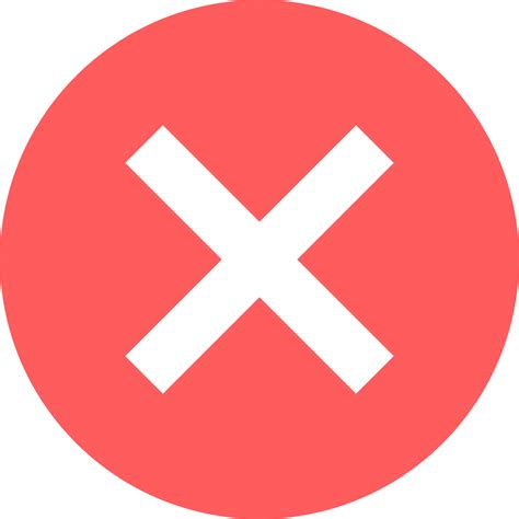 Red Cross Mark PNGs for Free Download