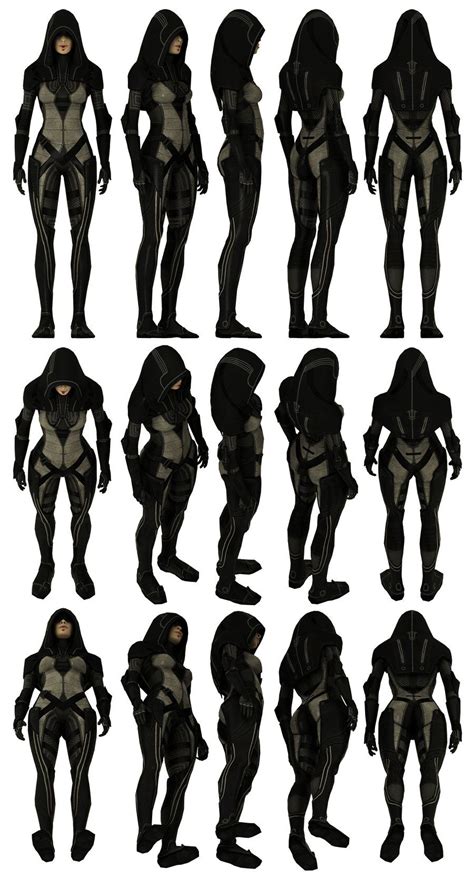 Mass Effect 2 Kasumi Model Reference By Troodon80 Character Model