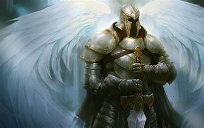 Warrior Angel Fantasy Wallpapers Parede Papel Warriors