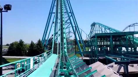 Canadas Wonderland Leviathan On Ride Front Row Pov August 25 2014 1080p Youtube