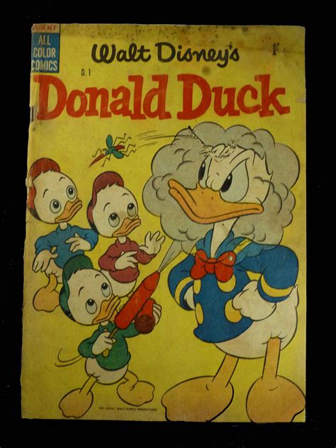D001 Donald Duck Very Rare First Donald Edition 1956 Ozzie Comics