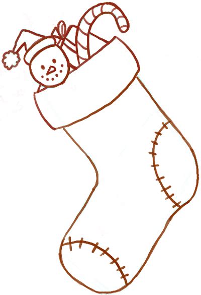 How To Draw Christmas Stockings With Easy Steps For Kids How To Draw