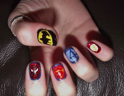 Superhero Nails Superhero Nails Nails Enamel Pins