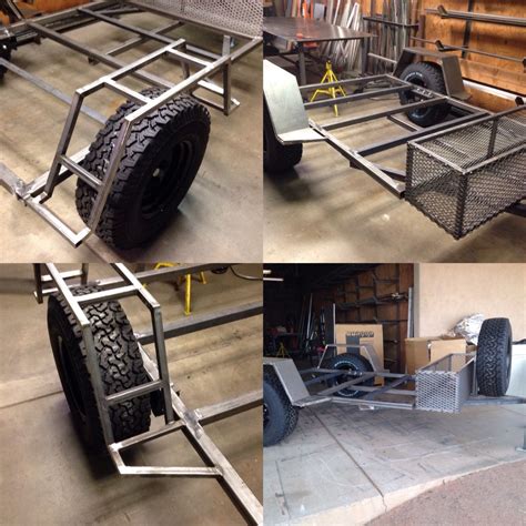 Heavy duty off road camper. Fabrication of trailer frame for all over rover | Jeep ...