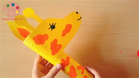 Giraffe Craft With Paper Towel Roll Youtube