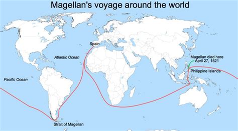 Magellans Fleet Left Spain On Aug 10 1519 The Ships Passed Through