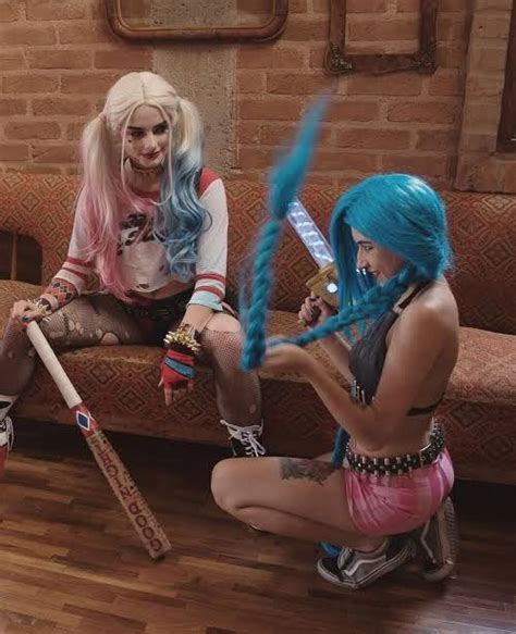 harley quinn and jinx harley quinn joker princess zelda cosplay zelda characters instagram