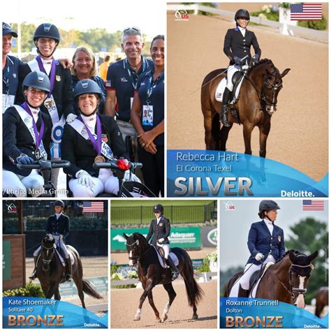 Historical Para Dressage Medal Record For Team Usa At Tryon 2018 Fei
