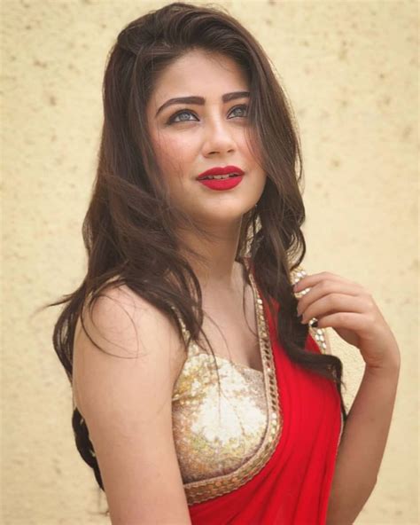 Aditi Bhatia In Red Saree On Stylevore